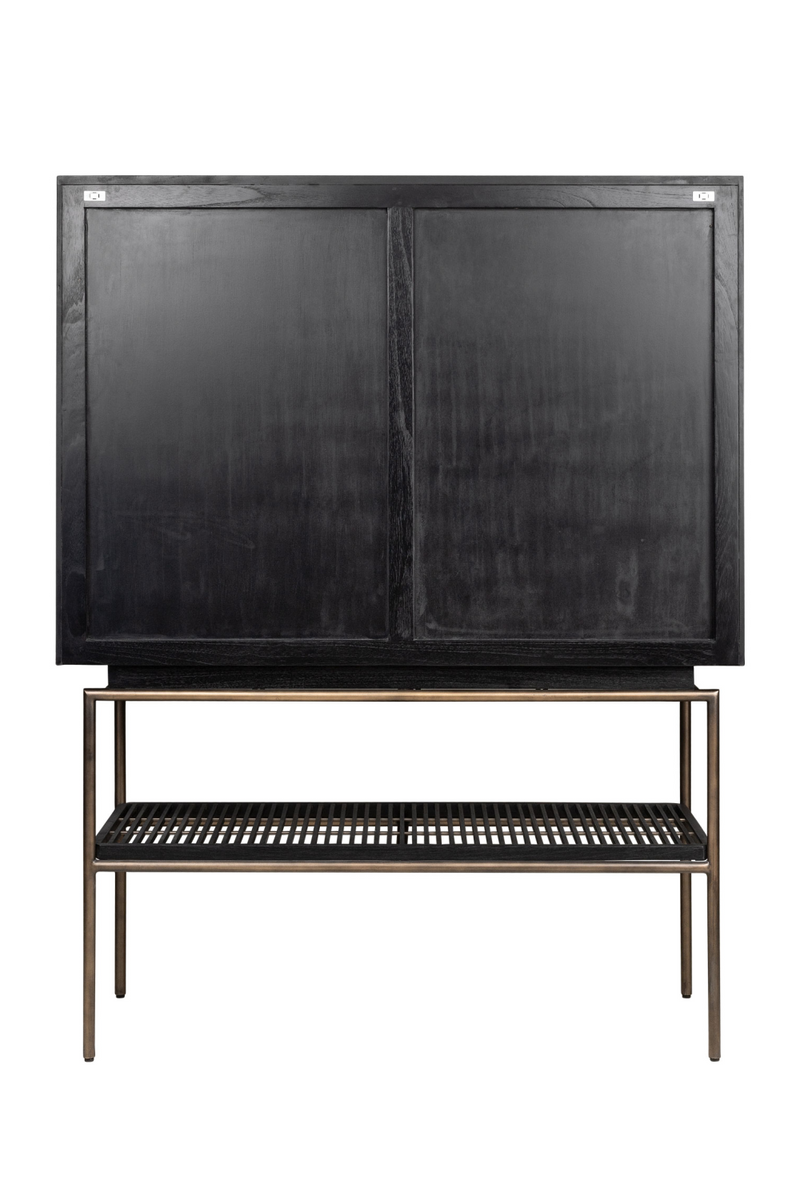 Black Mindi Wood Cabinet | Versmissen Tellem