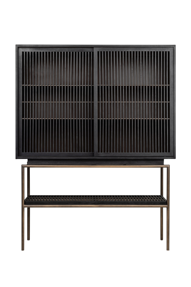 Black Mindi Wood Cabinet | Versmissen Tellem | Oroatrade.com