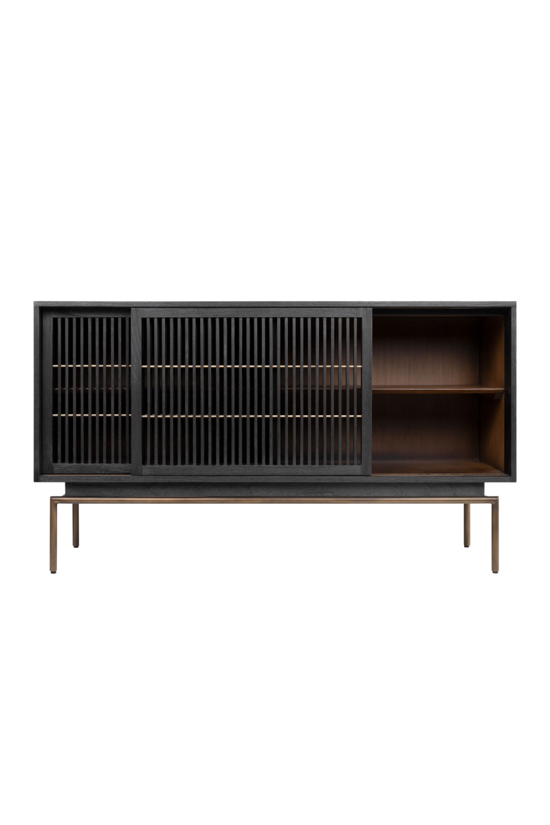 Black Mindi Wood Sideboard | Versmissen Tellem | Oroatrade.com