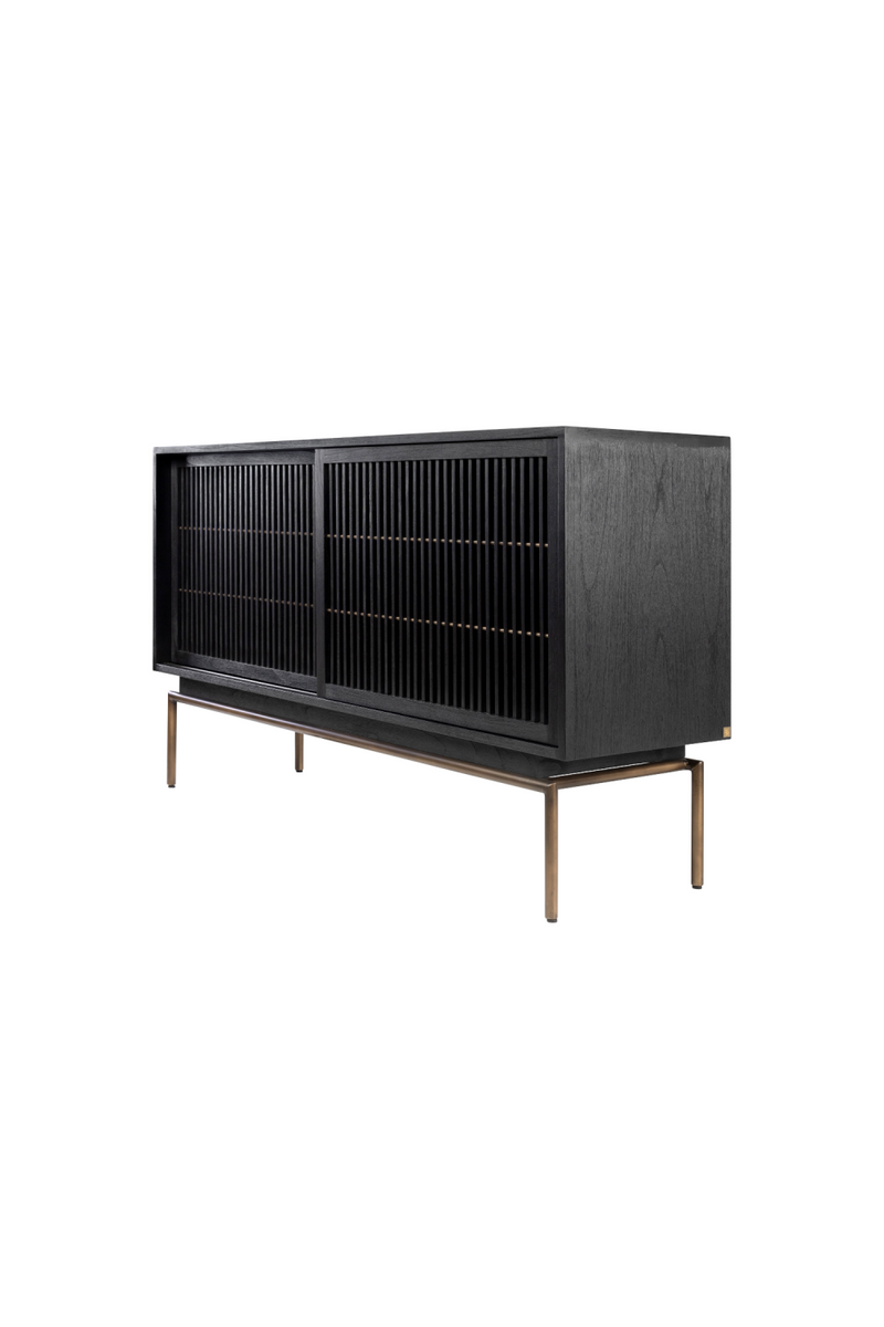 Black Mindi Wood Sideboard | Versmissen Tellem | Oroatrade.com