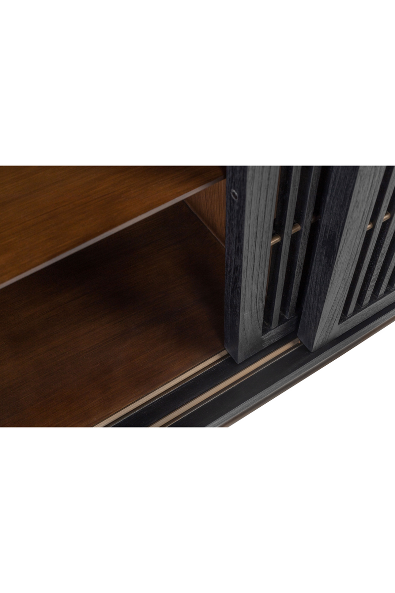 Black Mindi Wood Sideboard | Versmissen Tellem | Oroatrade.com