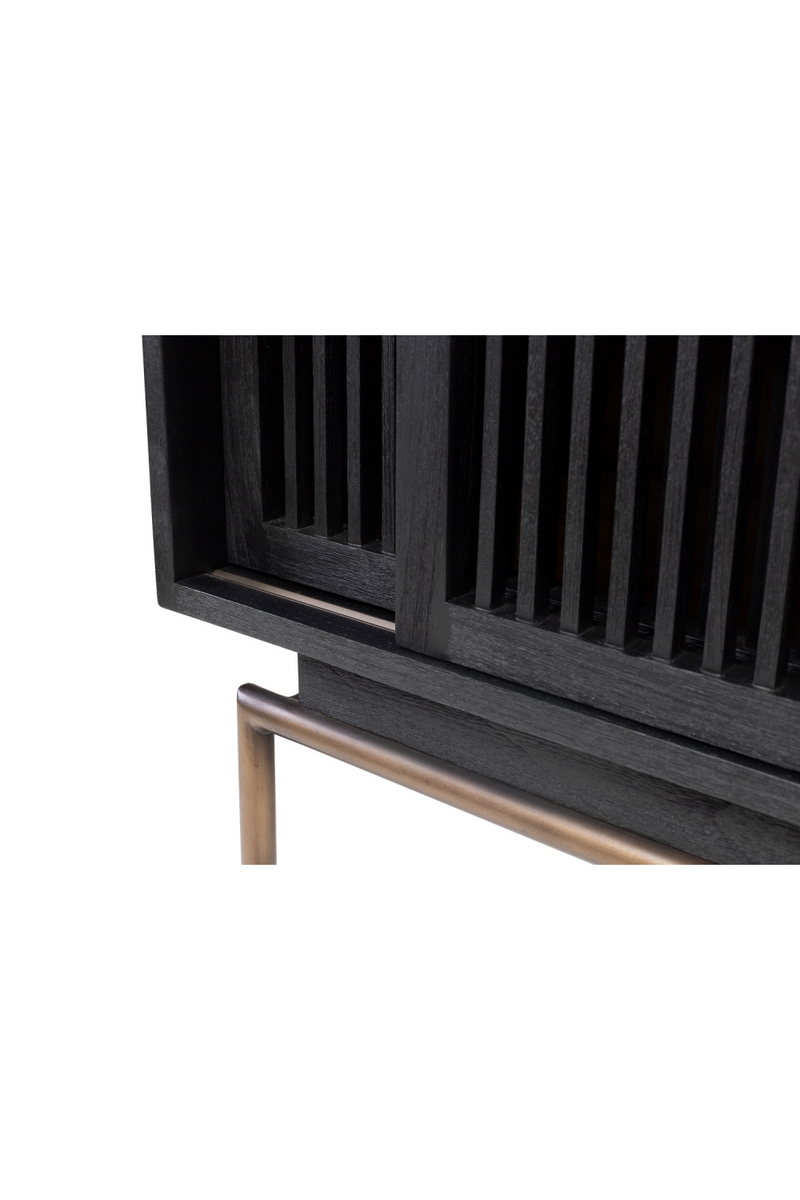 Black Mindi Wood Sideboard | Versmissen Tellem | Oroatrade.com