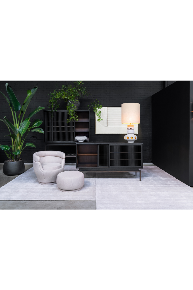 Black Mindi Wood Sideboard | Versmissen Tellem | Oroatrade.com