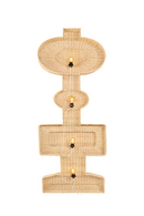 Geometrical Rattan Wall Lamp | Versmissen Totem | Oroatrade.com