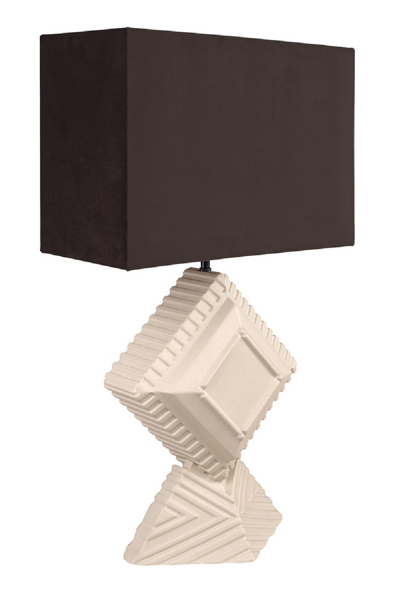Geometrical Earthenware Table Lamp | Versmissen Unity | Oroatrade.com