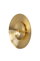 Circular Brass Wall Lamp L | Versmissen Zenith | Oroatrade.com
