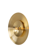 Circular Brass Wall Lamp L | Versmissen Zenith | Oroatrade.com