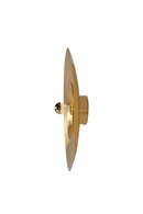 Circular Brass Wall Lamp L | Versmissen Zenith | Oroatrade.com