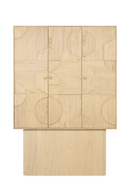 Geometrical Patterned Wooden Cabinet | Versmissen Zulgo | Oroatrade.com