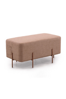 Brown Fabric Pocket Ottoman | OROA Modern Adler | Oroatrade.com