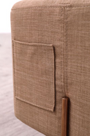 Brown Fabric Pocket Ottoman | OROA Modern Adler | Oroatrade.com