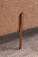 Brown Fabric Pocket Ottoman | OROA Modern Adler | Oroatrade.com