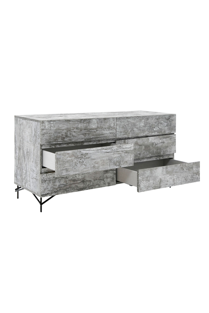 Gray Wooden 6-Drawer Dresser | OROA Modern Aria | Oroatrade.com