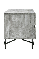 Gray Wooden 2-Door Nightstand | OROA Modern Aria | Oroatrade.com