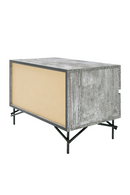 Gray Wooden 2-Door Nightstand | OROA Modern Aria | Oroatrade.com