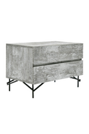 Gray Wooden 2-Door Nightstand | OROA Modern Aria | Oroatrade.com