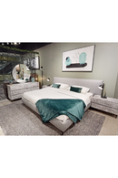 Gray Wooden 2-Door Nightstand | OROA Modern Aria | Oroatrade.com