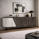 Gray Elm 4-Door Sideboard | OROA Modern Cairo