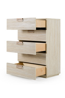 5-Drawer Travertine Chest | OROA Modern Lago | Oroatrade.com
