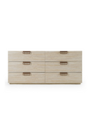 6-Drawer Travertine Dresser | OROA Modern Lago | Oroatrade.com