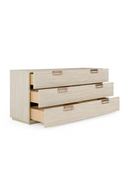 6-Drawer Travertine Dresser | OROA Modern Lago | Oroatrade.com