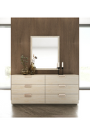 6-Drawer Travertine Dresser | OROA Modern Lago | Oroatrade.com