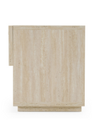 Travertine Finish 1-Drawer Nightstand | OROA Modern Lago | Oroatrade.com