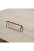 Travertine Finish 1-Drawer Nightstand | OROA Modern Lago | Oroatrade.com