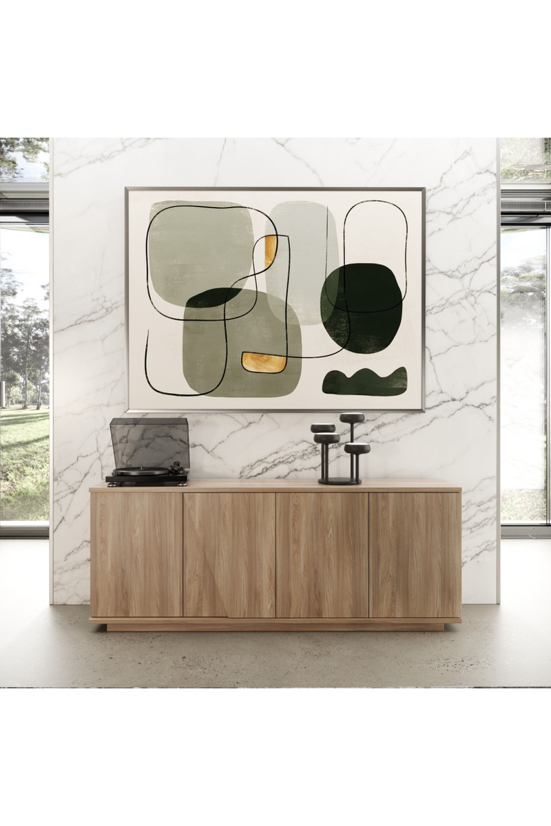 Walnut Caracalla 4-Door Sideboard | OROA Modern Victoria | Oroatrade.com