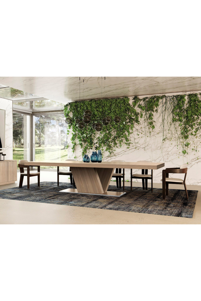 Walnut Caracalla Extendable Dining Table | OROA Modern Victoria | Oroatrade.com