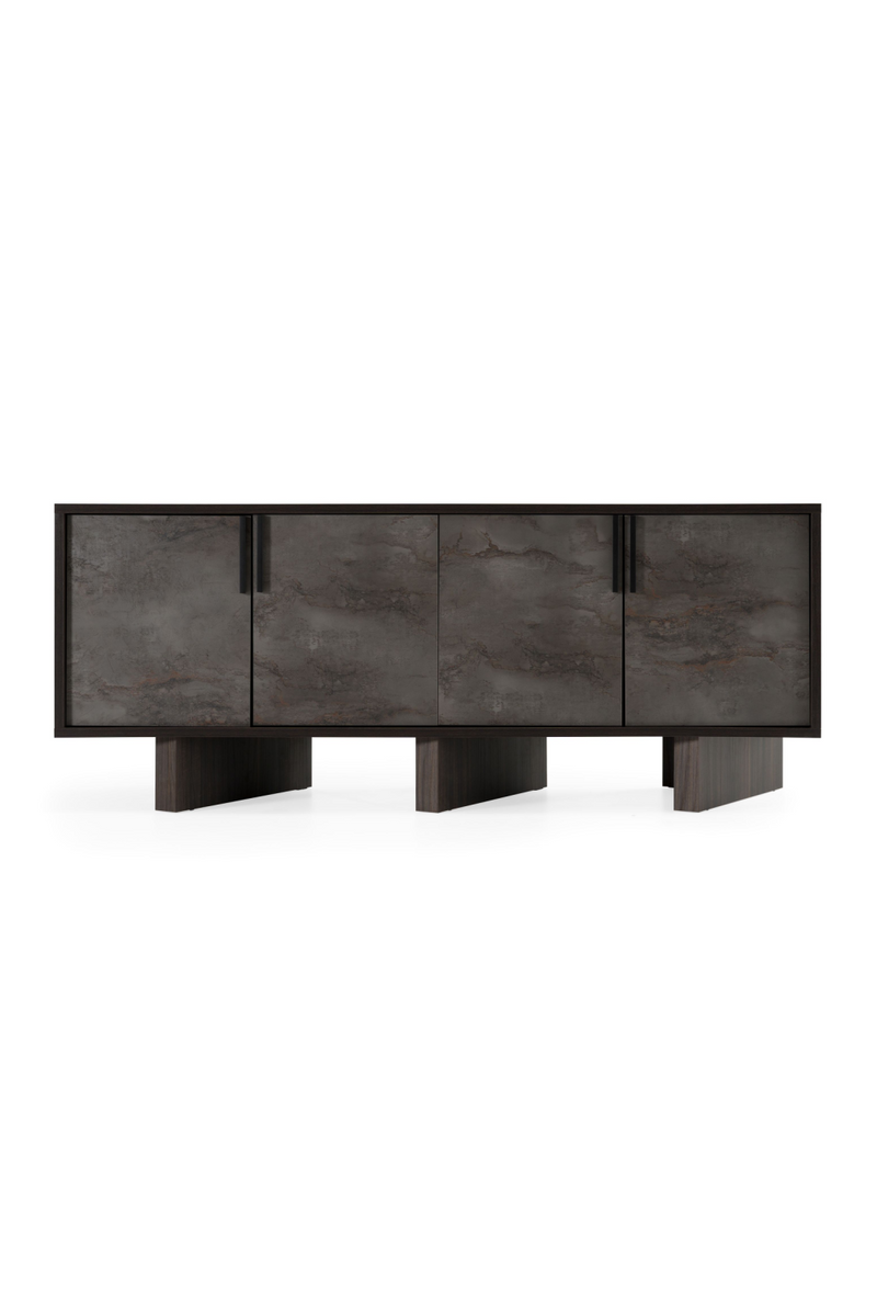 Gray Volcanic Rock 4-Door Sideboard | OROA Modern | Oroatrade.com