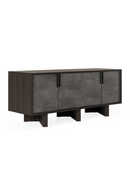 Gray Volcanic Rock 4-Door Sideboard | OROA Modern | Oroatrade.com