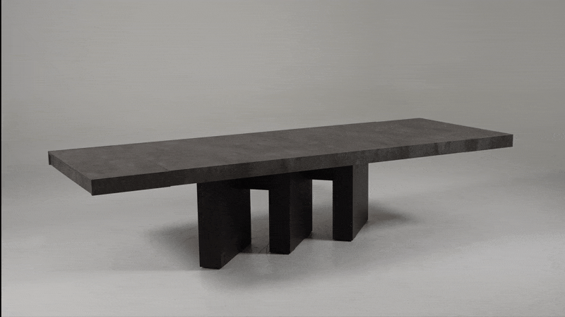 Volcanic Rock Extendable Dining Table | OROA Modern Amsterdam | Oroatrade.com