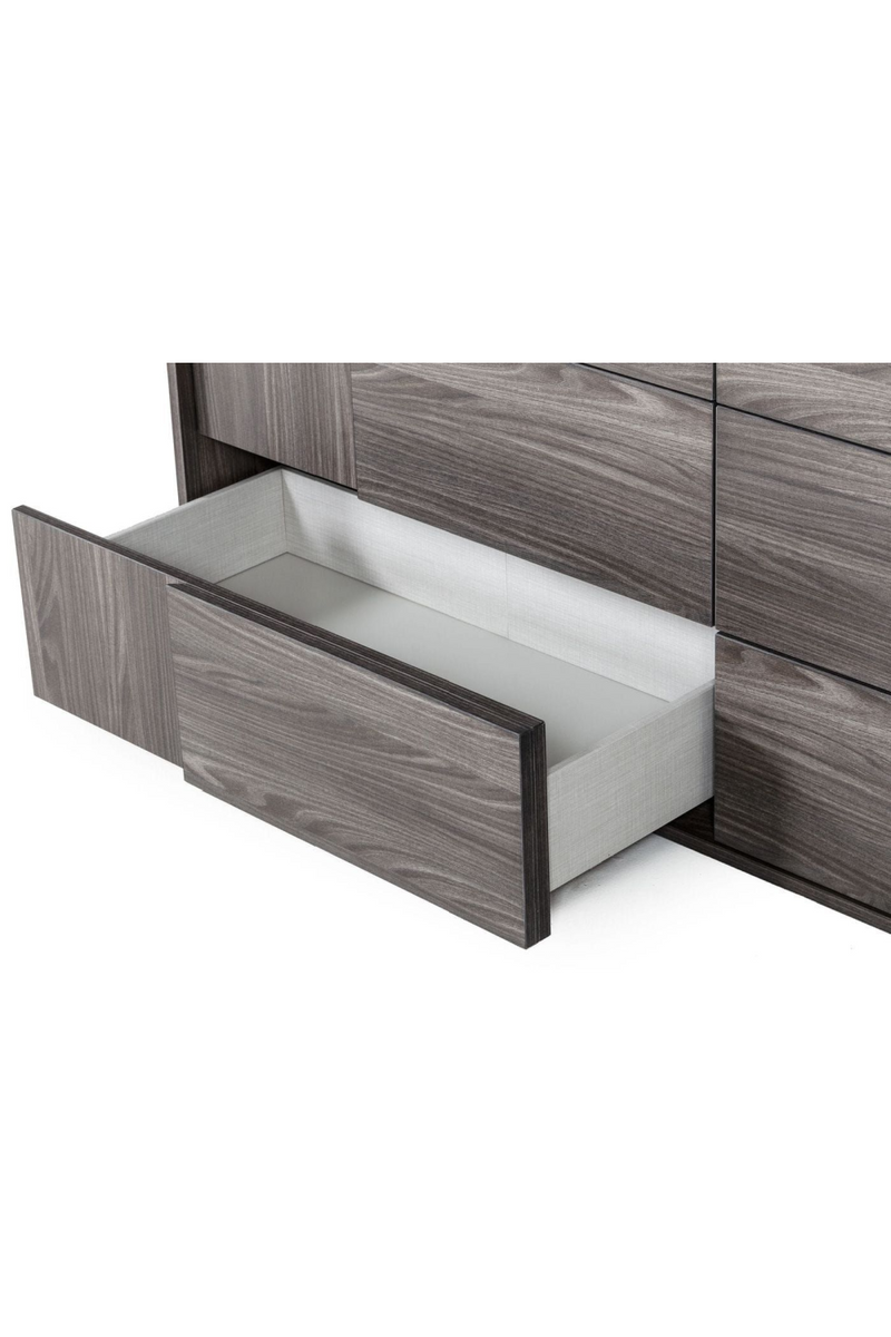 6-Drawer Gray Elm Dresser | OROA Modern Asus | Oroatrade.com