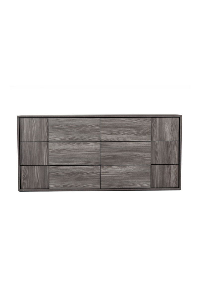 6-Drawer Gray Elm Dresser | OROA Modern Asus | Oroatrade.com