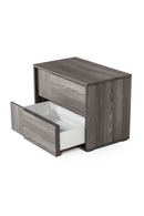 2-Drawer Gray Elm Nightstand | OROA Modern Asus | Oroatrade.com