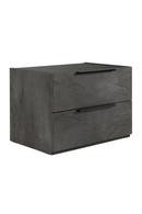 Volcano Oxide 2-Drawer Nightstand | OROA Modern Ferrara | Oroatrade.com