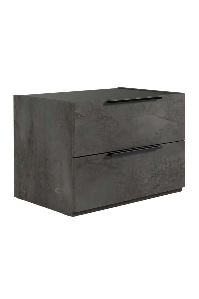 Volcano Oxide 2-Drawer Nightstand | OROA Modern Ferrara | Oroatrade.com