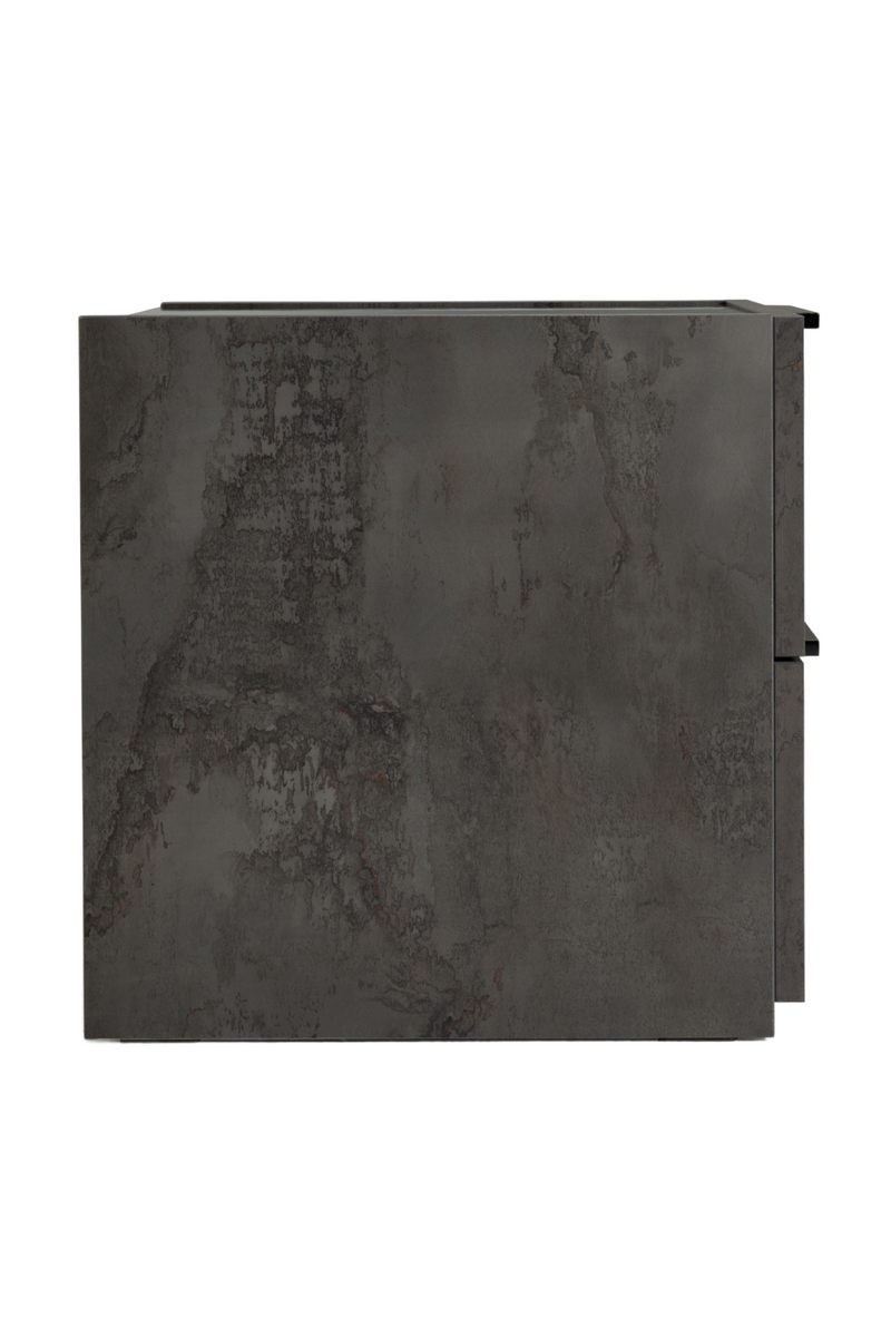 Volcano Oxide 2-Drawer Nightstand | OROA Modern Ferrara | Oroatrade.com