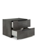 Volcano Oxide 2-Drawer Nightstand | OROA Modern Ferrara | Oroatrade.com