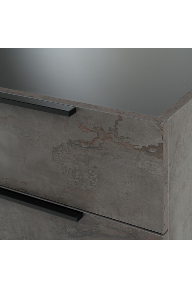 Volcano Oxide 2-Drawer Nightstand | OROA Modern Ferrara | Oroatrade.com