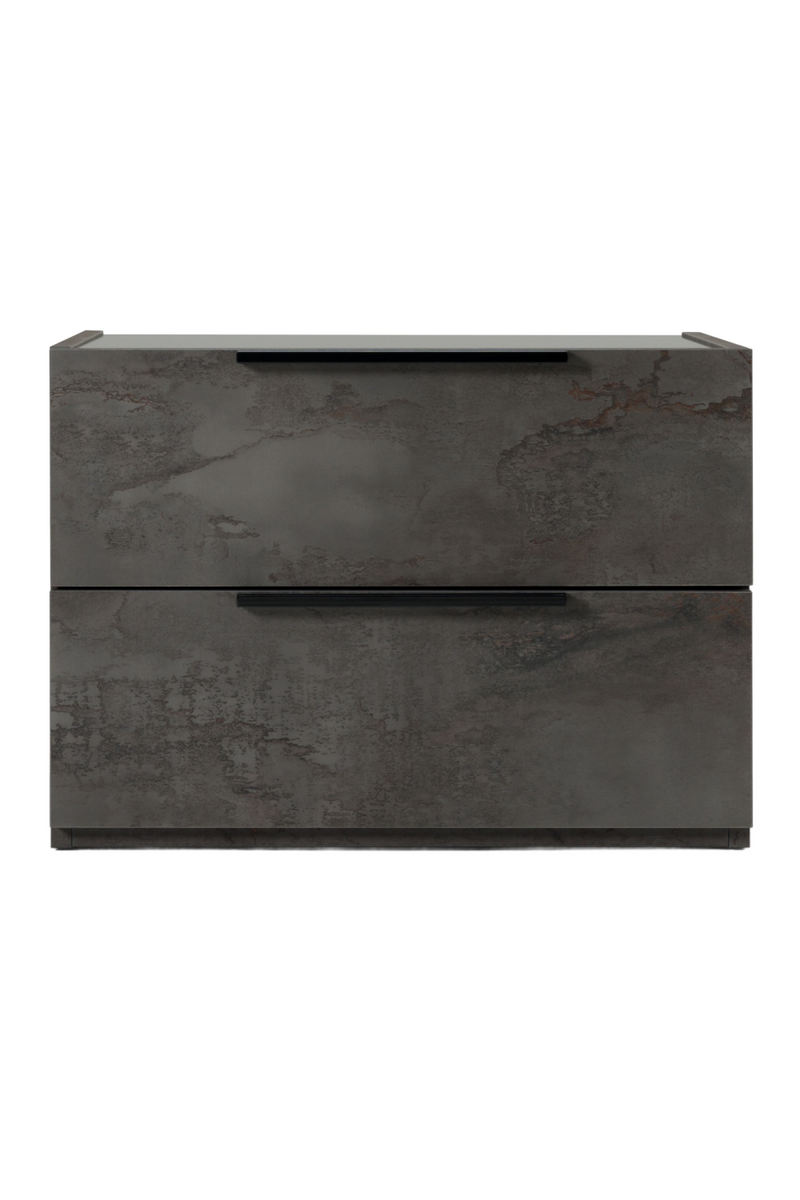 Volcano Oxide 2-Drawer Nightstand | OROA Modern Ferrara | Oroatrade.com