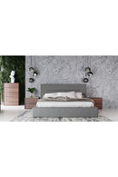 Gray Upholstered Bed | OROA Modern Juliana | Oroatrade.com