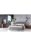 Gray Upholstered Bed | OROA Modern Juliana | Oroatrade.com