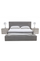 Gray Upholstered Bed | OROA Modern Juliana | Oroatrade.com