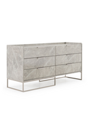 Gray Marble 6-Drawer Dresser | OROA Modern Marbella | Oroatrade.com