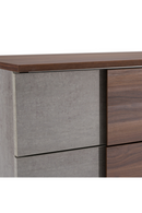 Concrete and Walnut 5-Drawer Chest | OROA Modern Palermo | Oroatrade.com