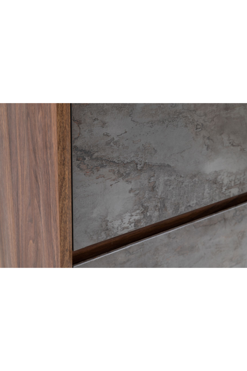 Gray Stucco 5-Drawer Chest | OROA Modern Rado | Oroatrade.com