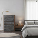 Gray Stucco 5-Drawer Chest | OROA Modern Rado | Oroatrade.com