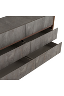 Gray Stucco 6-Drawer Dresser | OROA Modern Rado | Oroatrade.com
